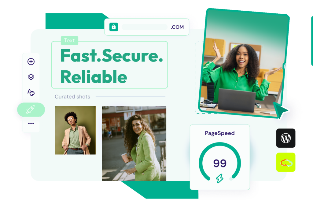 An illustration of affordable website hosting